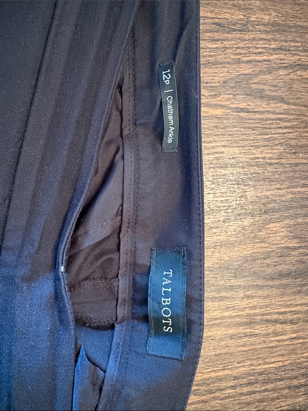 Talbots black Chatham Ankle Pants